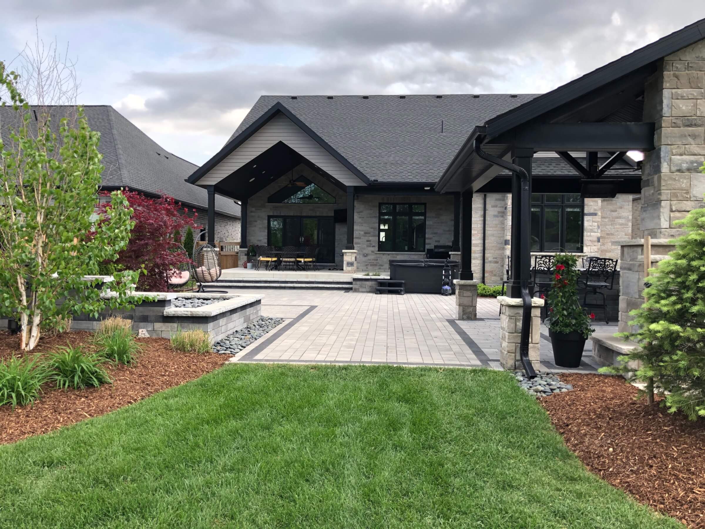 Residential landscaping project